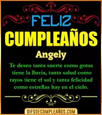 GIF Frases de Cumpleaños Angely